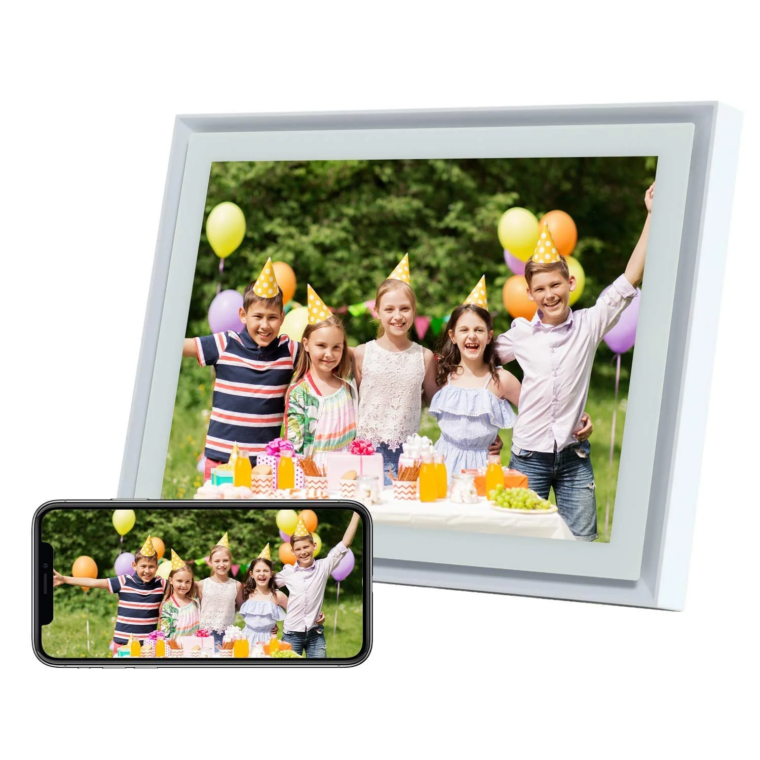 Цифровая фоторамка AEEZO 9 дюймов IPS 16 ГБ WiFi Автоповорот, фото №1 Цифровая фоторамка AEEZO 9 дюймов IPS 16 ГБ WiFi Автоповорот, фото №1