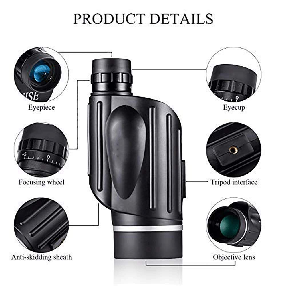 Монокль HD Hochleistungs 13X50 з тримачем, фото №3