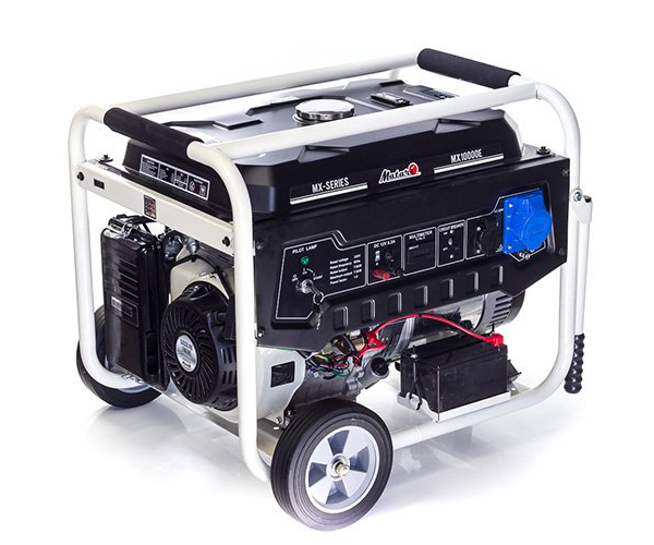 Бензиновий генератор Matari MX10000EA 7кВт однофазний 220V 50Hz об'єм бака 25л стартер, фото №1