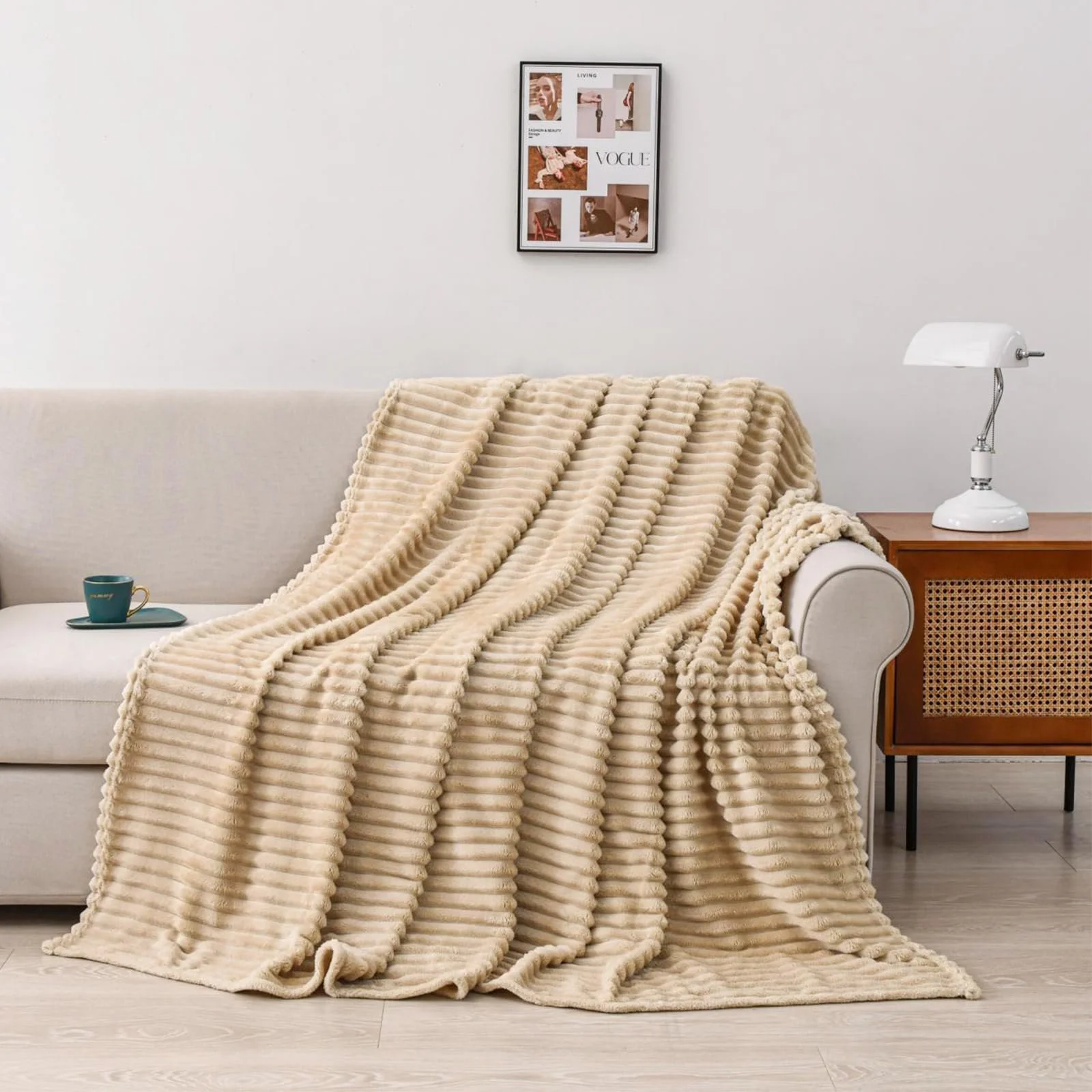 Покривало Cuddly Fluffy, Фланелева ковдра, 200 x 150 см, М'яка тепла Покривало для дивану, Ліжка, Спальні, фото №1