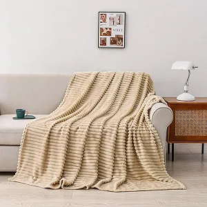 Одеяло Cuddly Fluffy, Фланелевое одеяло, 200 x 150 см, Мягкое теплое одеяло для дивана, Кровати, Спальни, Офиса - Фото 1