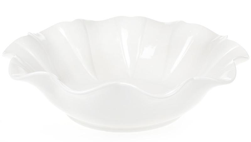 Набір 2 порцелянових салатника White City Хвиля 1700мл Ø30.5см, біла порцеляна, фото №1 Набір 2 порцелянових салатника White City Хвиля 1700мл Ø30.5см, біла порцеляна, фото №1