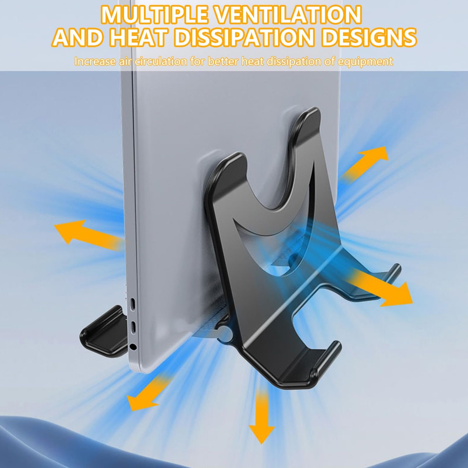 Вертикальна Підставка для Ноутбука для Ефективної Організації Робочого Столу для Широко Використовуваних Ноутбуків Комп'ютерів, фото №3