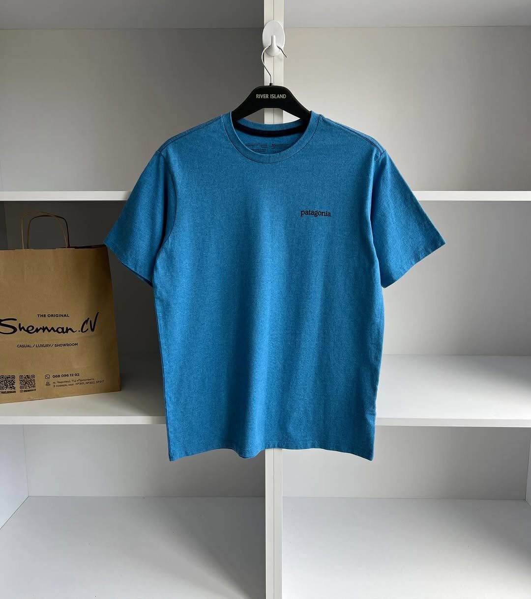 Футболка Patagonia Men's Line Logo Ridge Pocket Responsibili-Tee S, фото №4