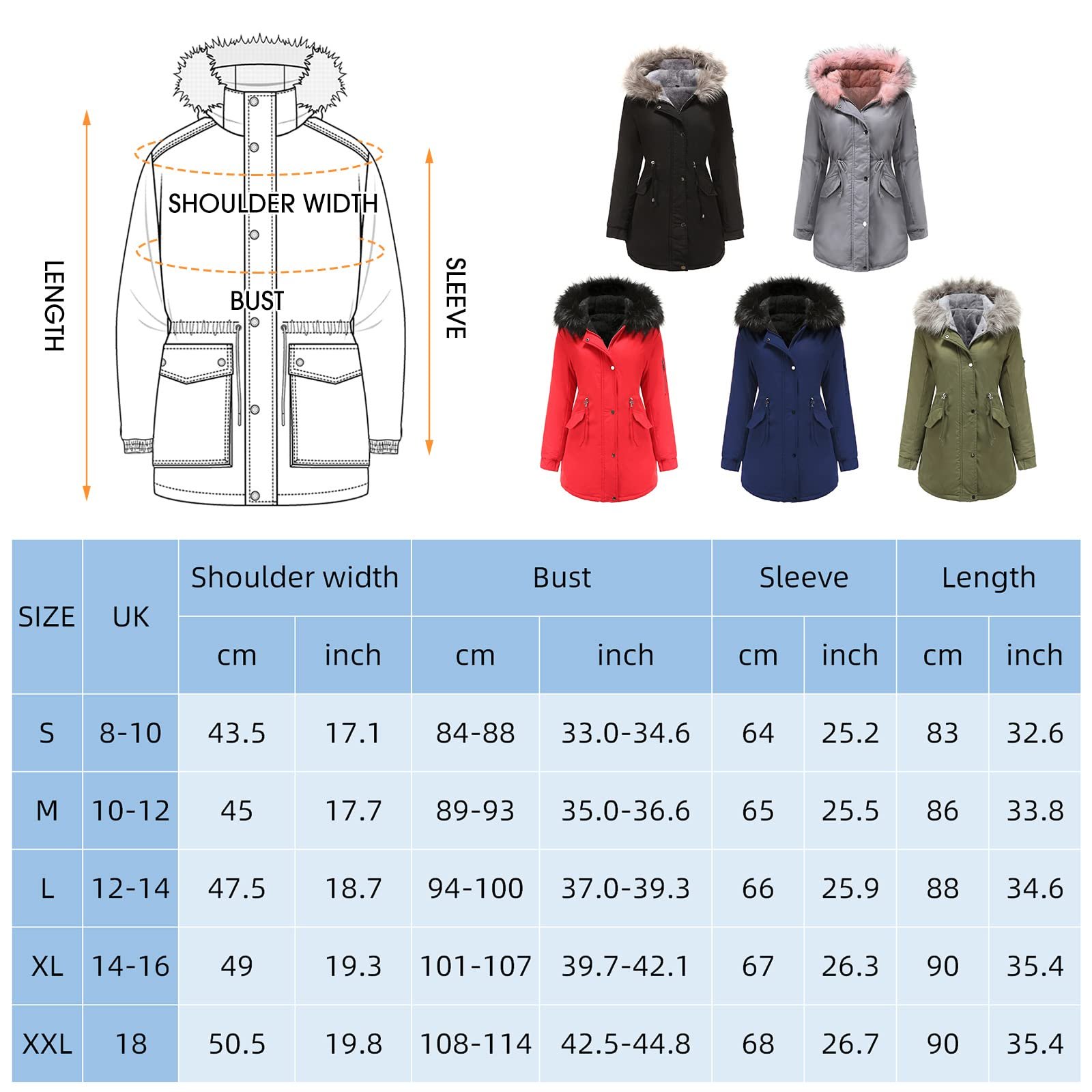 Жіноча зимова парка Vancavoo, фото №6 Жіноча зимова парка Vancavoo, фото №6