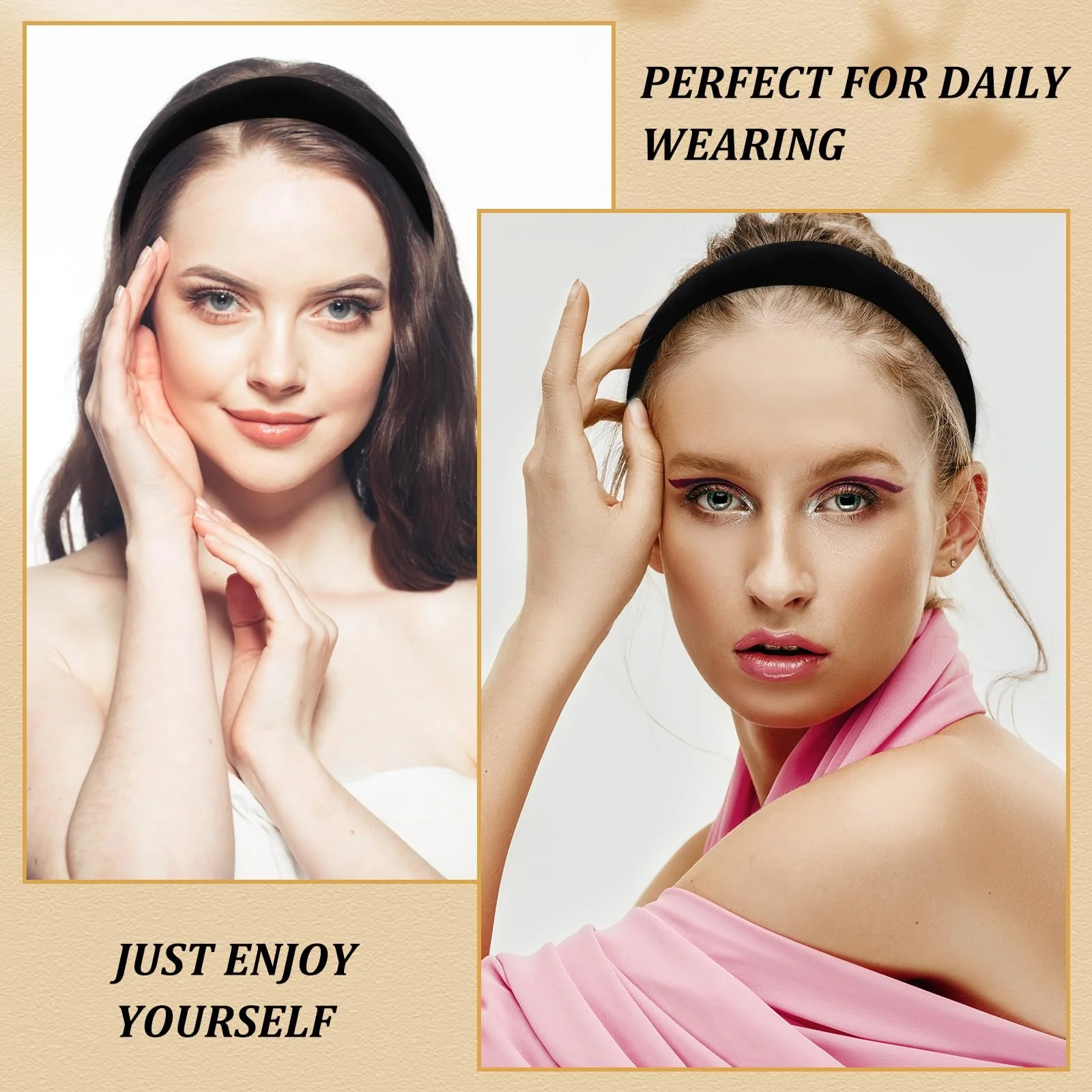 Обруч Оксамитовий Чорний, фото №5 Обруч Оксамитовий Чорний, фото №5