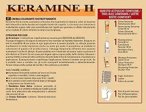 Крем-фарба для волосся Keramine H Restructuring 3 упаковки по 110 мл 330 мл synthetic.ua - Фото 1