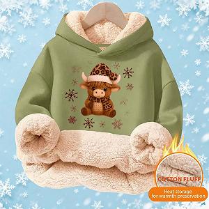 Худи однотонное флисовое для мальчиков и девочек synthetic.ua - Фото 1