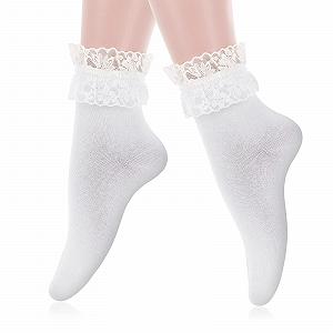 Шкарпетки Sibba Ruffle Liners Lace 1 пара Kawaii Ruffle Crew - Фото 1