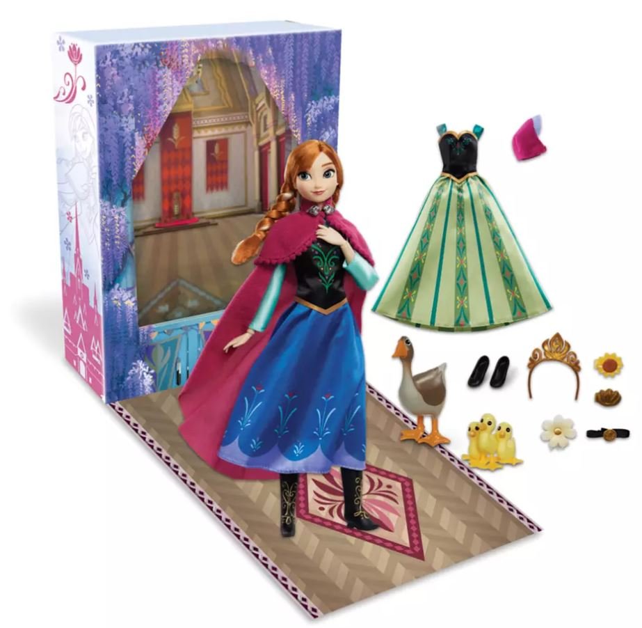 лялька Анна з додатковою сукнею та аксесуарами Anna Disney Story Doll – Frozen, фото №1