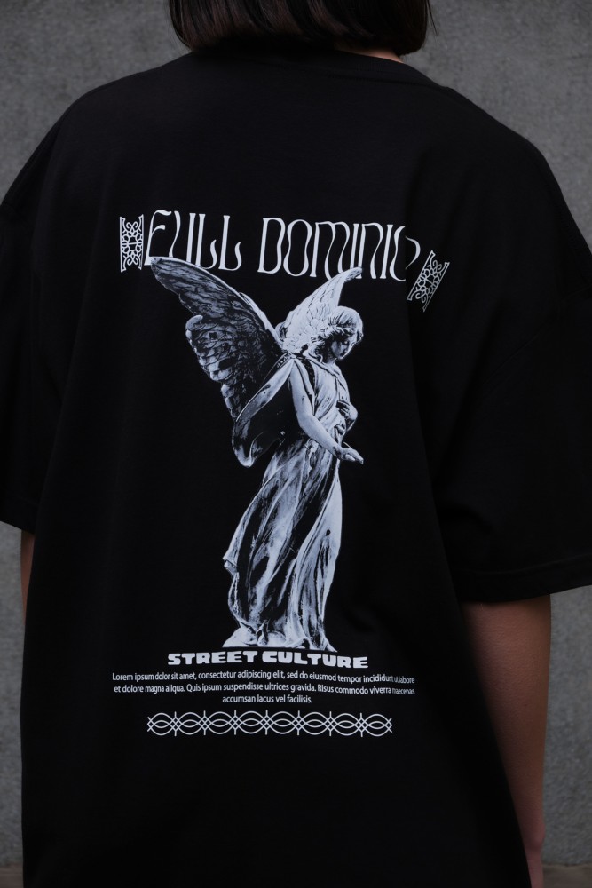 Оверсайз футболка з принтом Without dominion black, фото №7 Оверсайз футболка з принтом Without dominion black, фото №7