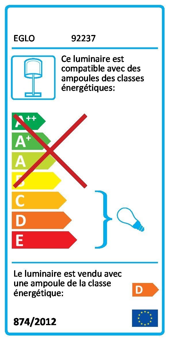 Настольная лампа EGLO NERITO 92237 Матовый никель, фото №3