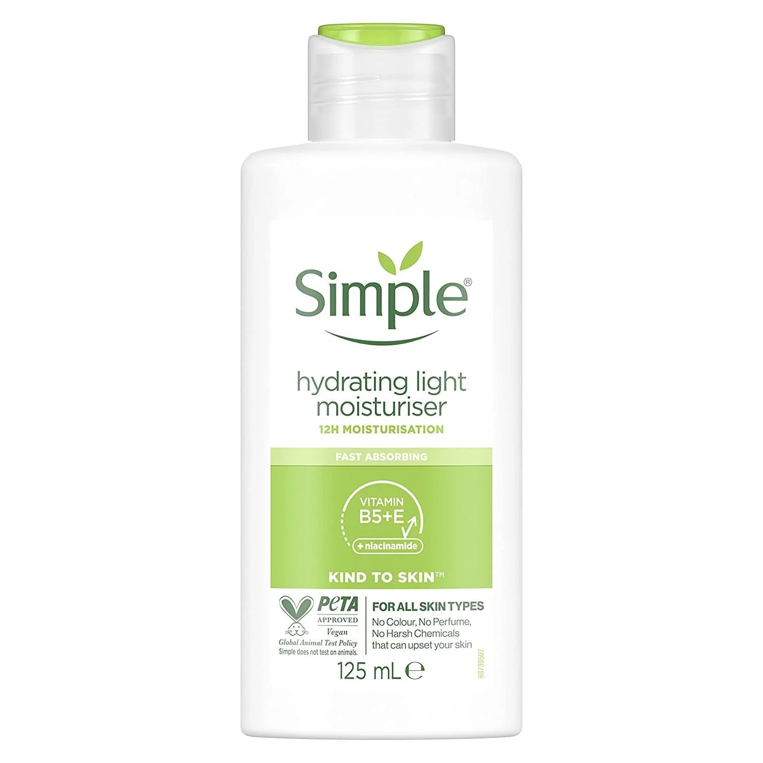 Зволожувальний крем Simple Kind to Skin Hydrating Light 125 мл 6 шт, фото №1 Зволожувальний крем Simple Kind to Skin Hydrating Light 125 мл 6 шт, фото №1