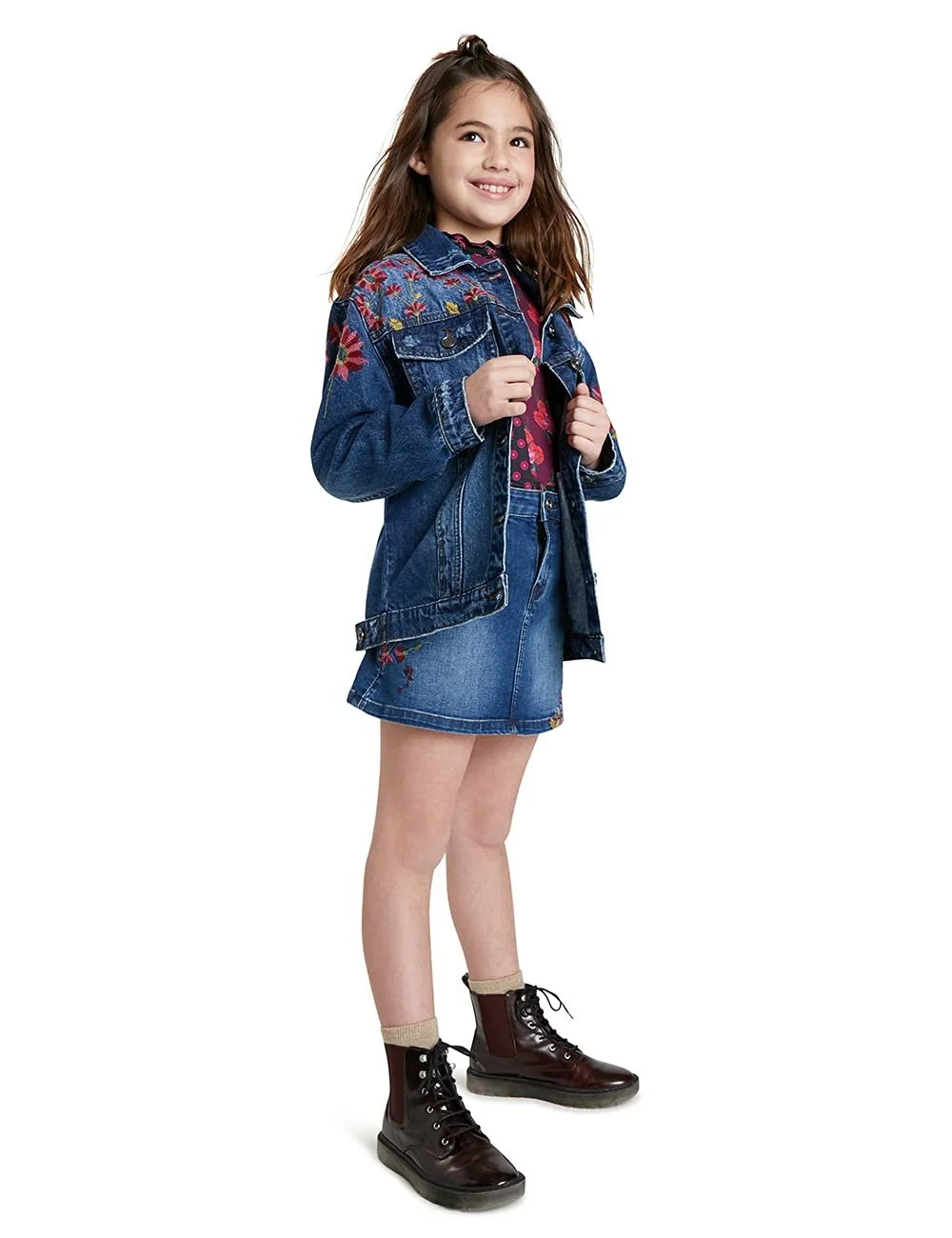 Джинсова куртка Desigual Chaq_Amazon для дівчат, фото №4