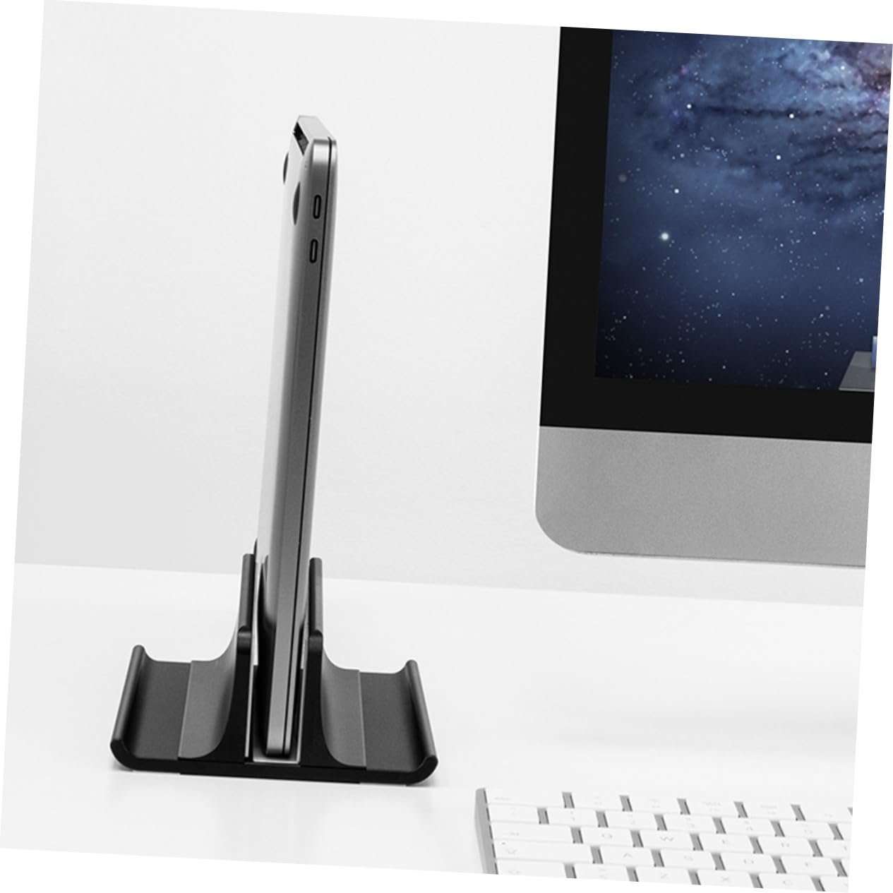 Подставка Вертикальная Tofficu Алюминиевый сплав Регулируемая Подставка-радиатор для ноутбука с нескользящей силиконовой накладкой, фото №6