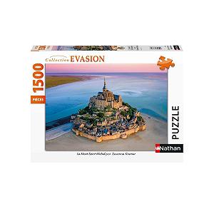 Пазлы Nathan Escape Collection Le Mont-Saint-Michel 1500 эл. 12000946 synthetic.ua - Фото 1