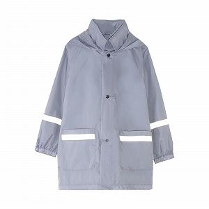 Непромокальний плащ для дітей з капюшоном, на ґудзиках - Фото 1