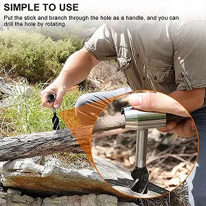 Свердло для дерева Scotch Eye зі шкіряним органайзером та захистом свердла synthetic.ua - Фото 1