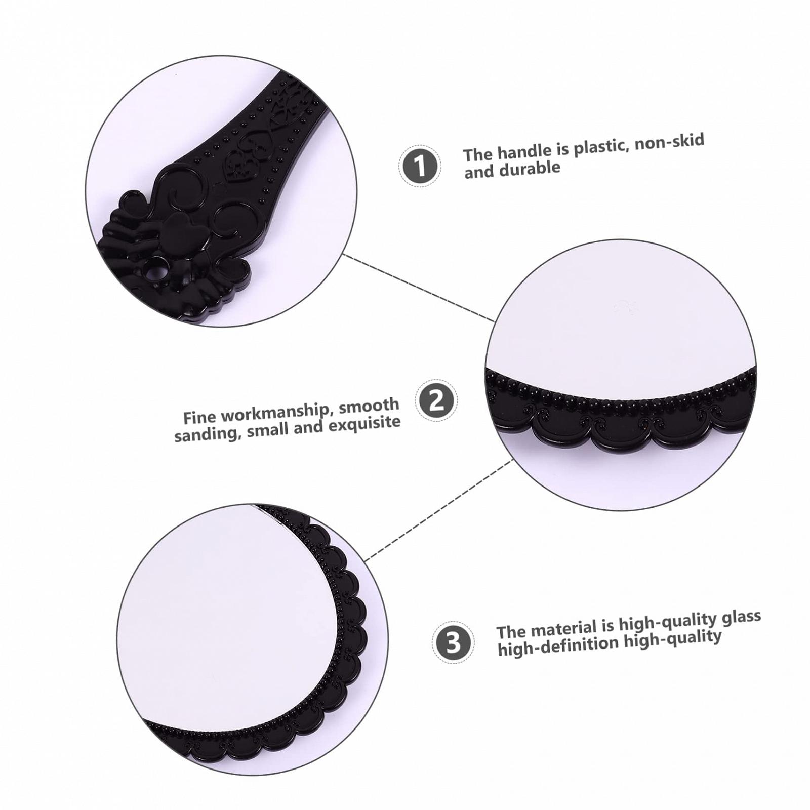 Дзеркало Angoily Комплект 4 Ретро зелений H601 Пластик, фото №3 Дзеркало Angoily Комплект 4 Ретро зелений H601 Пластик, фото №3