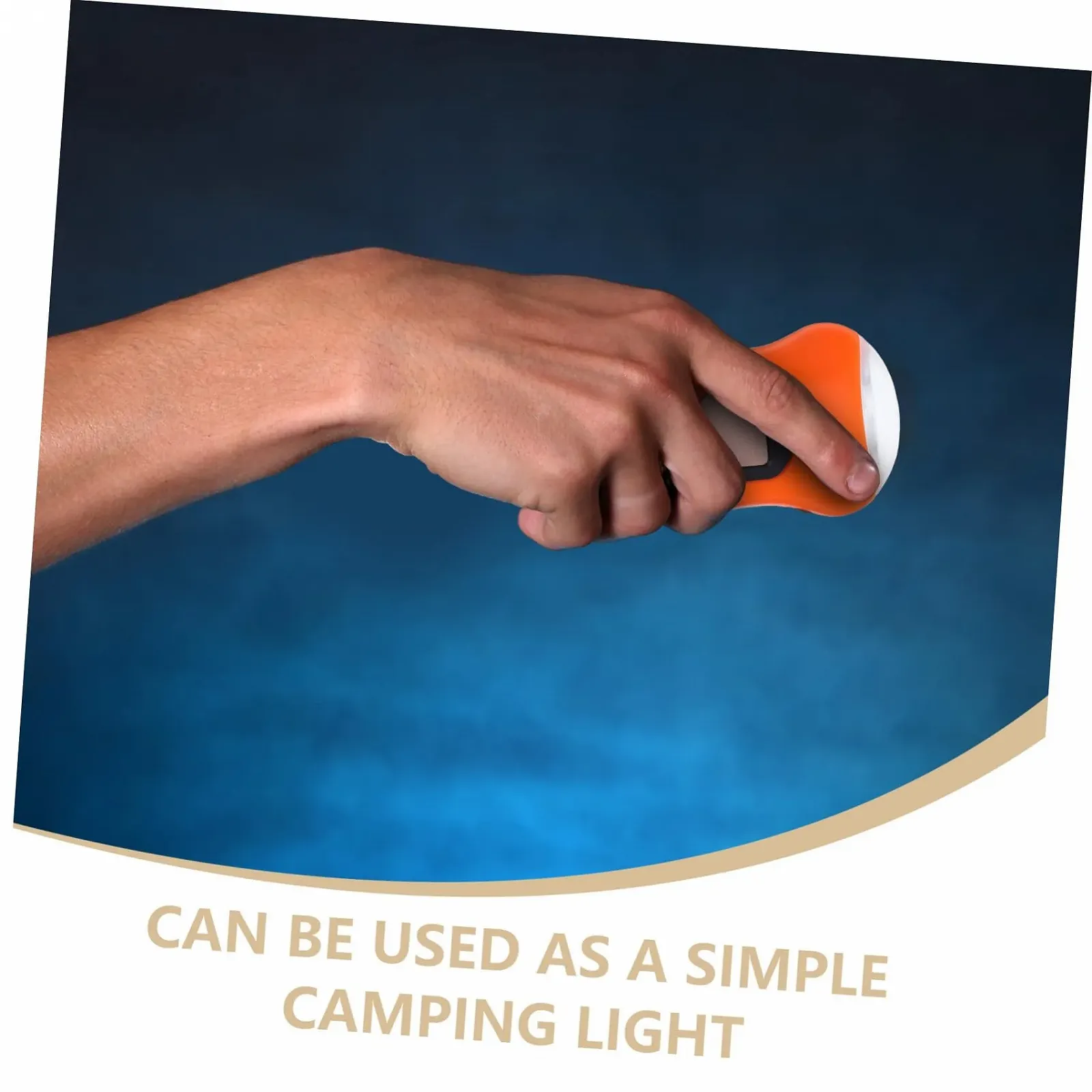 Фонарь OSALADI на солнечной батарее аварийный для кемпинга, активного отдыха и чрезвычайных ситуаций портативный и энергоэффективный оранжевый, фото №3