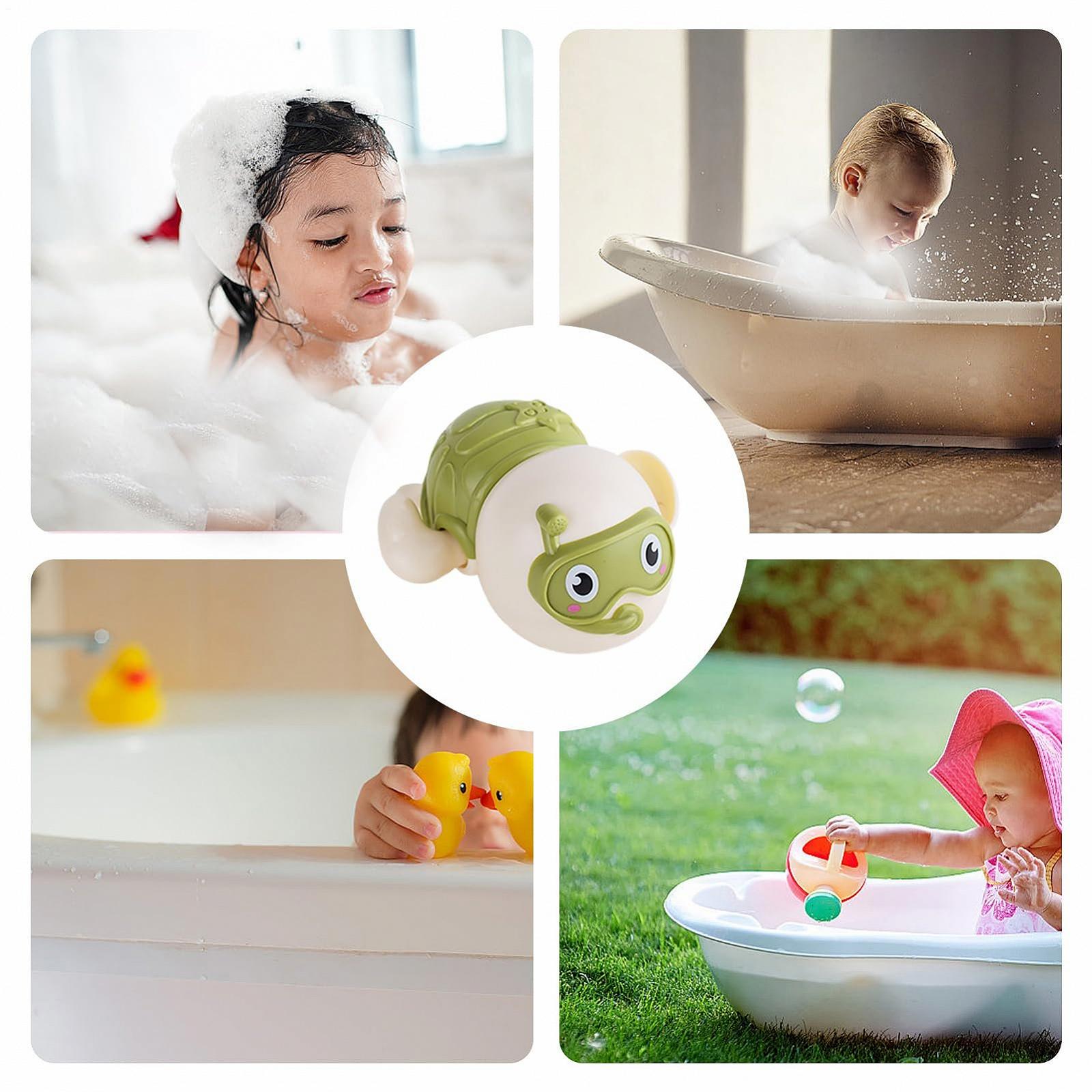 Игрушка для ванны плавающая черепаха интерактивная, фото №4