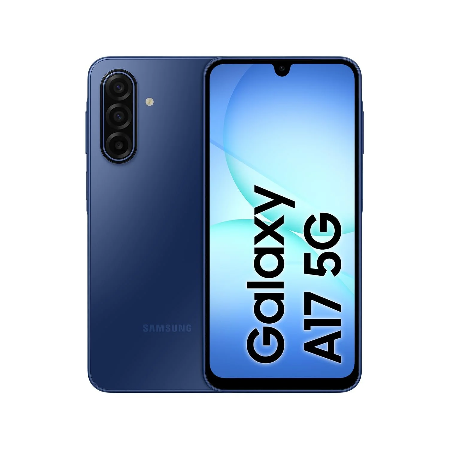 Смартфон Samsung Galaxy A17 5G AI, AI Телефон з Android, Тонка рамка 7.5 мм, Камера 50 Мп, Пам'ять 128 ГБ, 4 ГБ RAM, Батарея 5000 мАг, Синій, фото №1