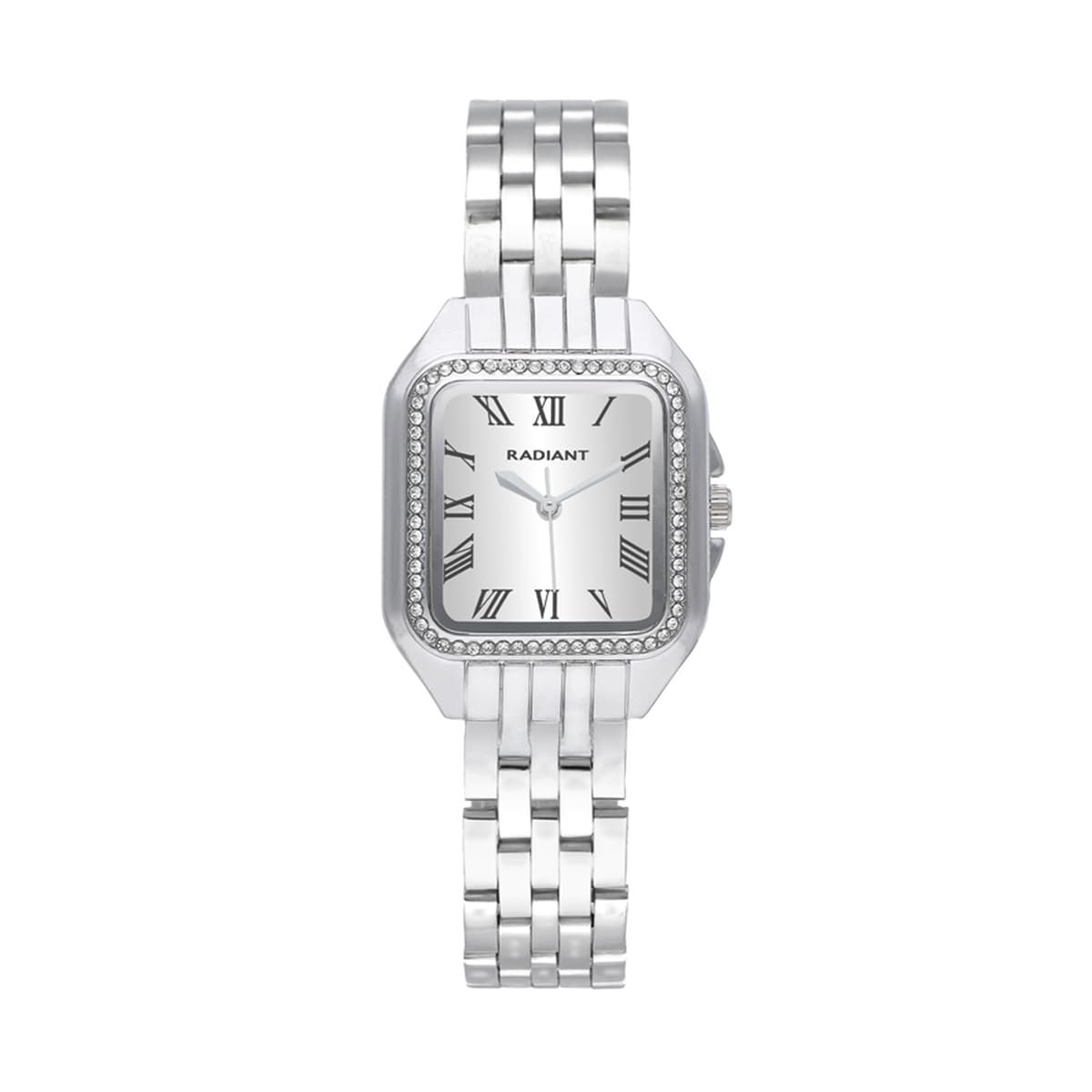 Годинник наручний Radiant Bahamas Collection Аналоговий Жіночий Срібний циферблат Ремінець сталевий 28 мм, фото №1