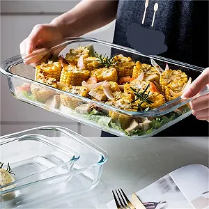 Форма для запікання скляна овальна 2 л synthetic.ua - Фото 1