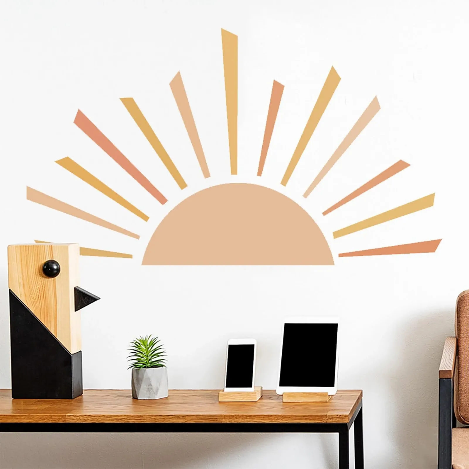 Наклейка на стіну hanlongyu Сонце Boho Декоративна Самоклейна, фото №4 Наклейка на стіну hanlongyu Сонце Boho Декоративна Самоклейна, фото №4