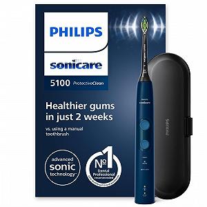 Електрична зубна щітка Philips Sonicare ProtectiveClean 5100 Blue - Фото 1