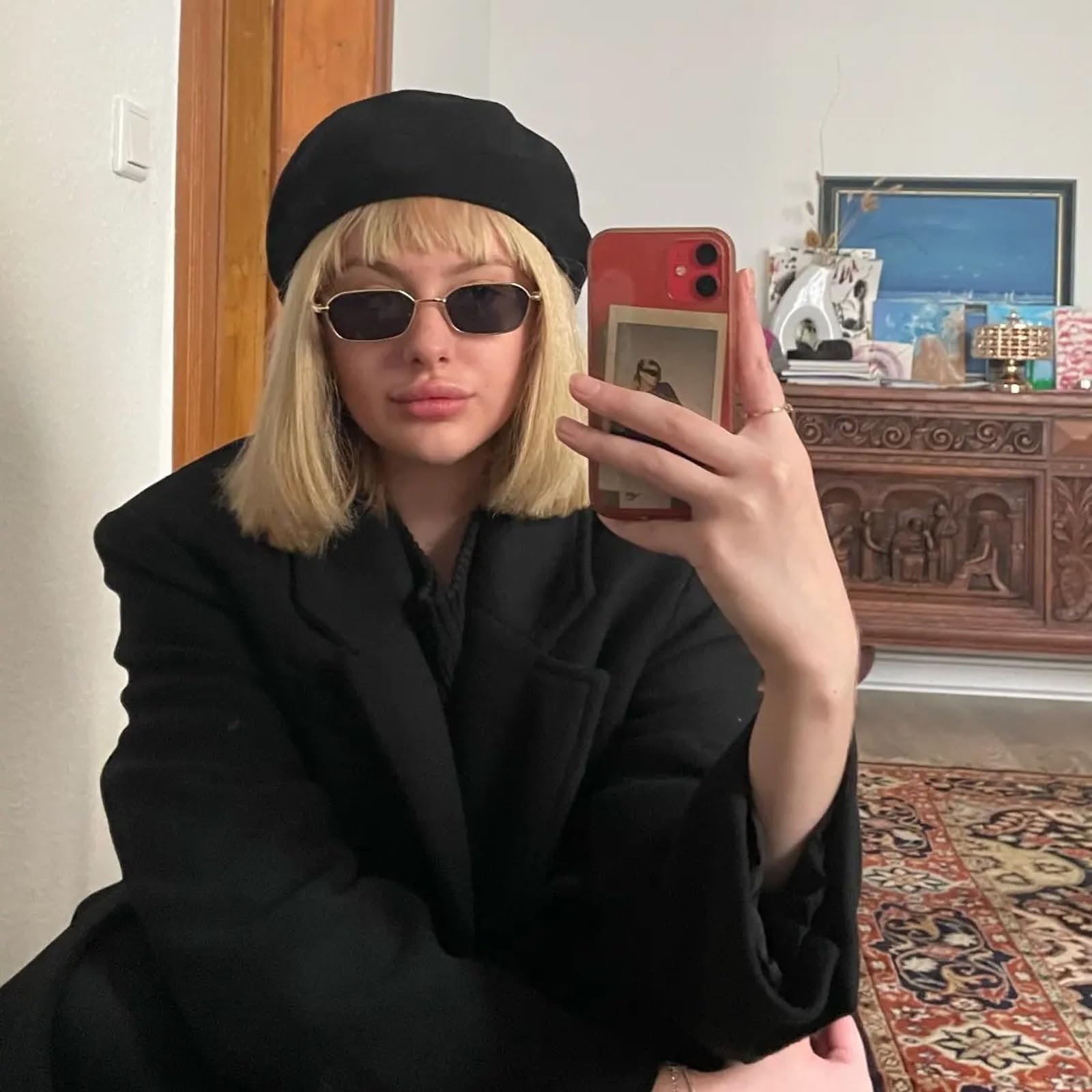 Солнцезащитные очки YAMEIZE Винтаж Прямоугольные Шестиугольные, фото №3 Солнцезащитные очки YAMEIZE Винтаж Прямоугольные Шестиугольные, фото №3