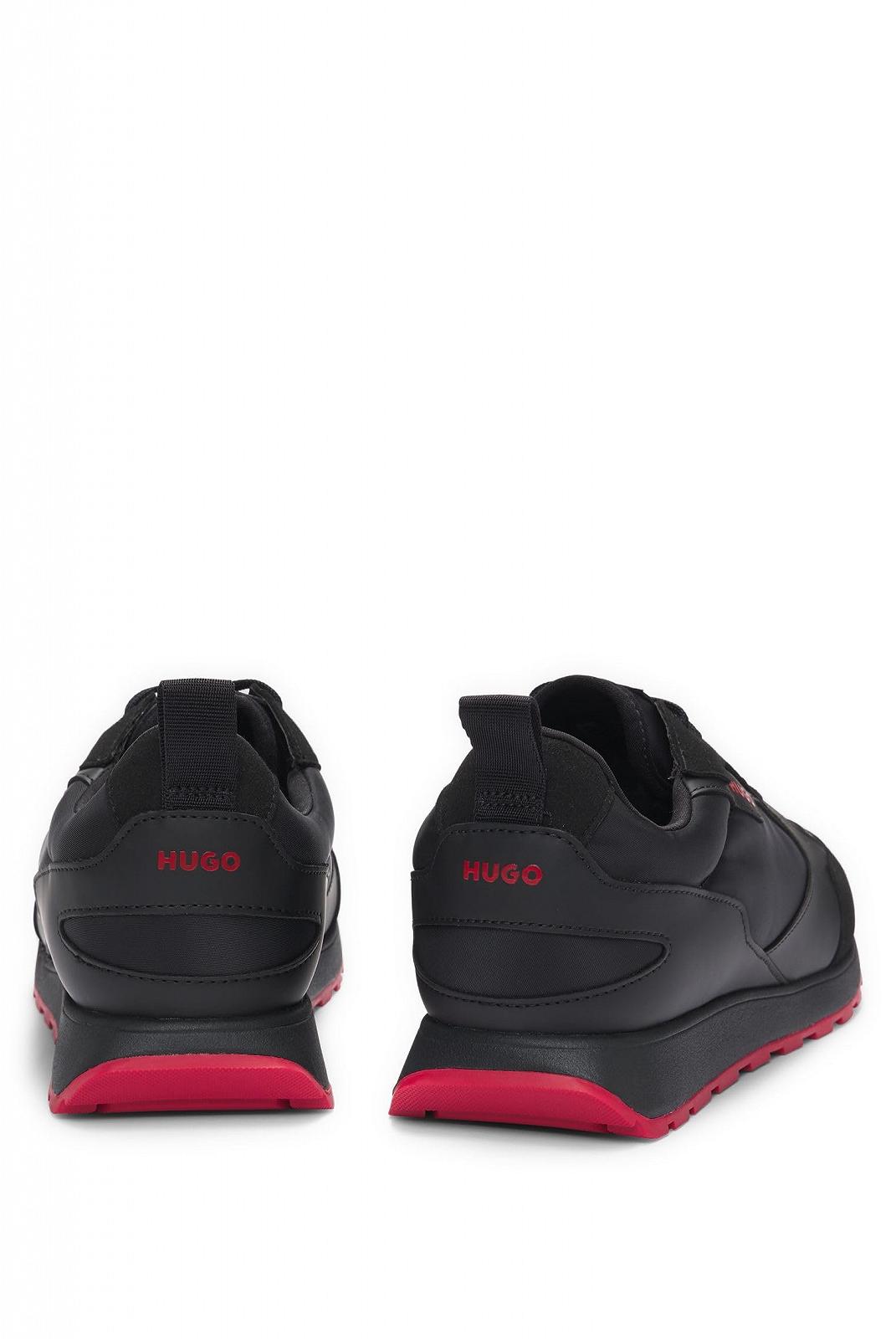 Кроссовки HUGO Icelin Runn из различных материалов с логотипом, фото №5