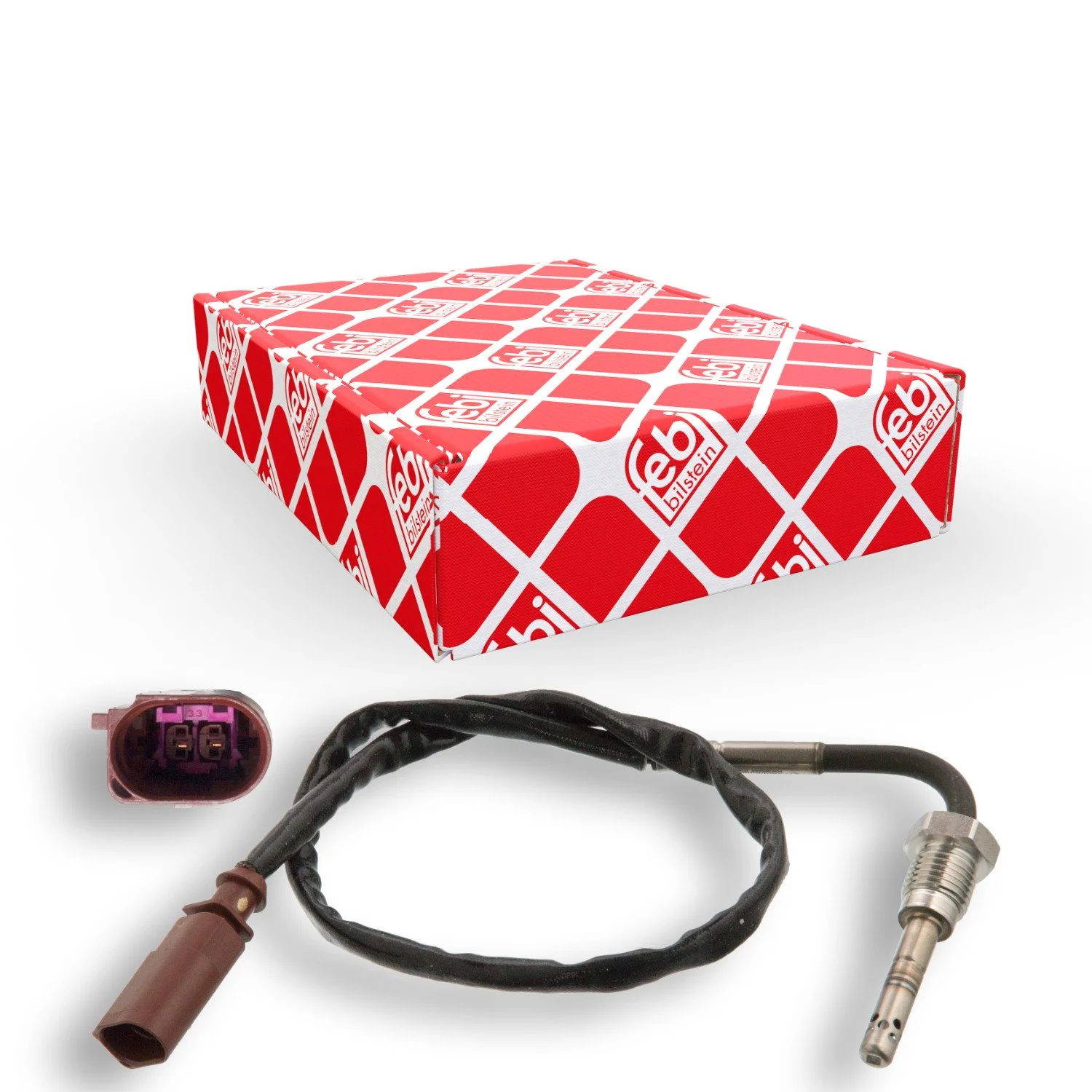 Датчик температуры отработавших газов FEBI BILSTEIN 100837 для AUDI перед сажевым фильтром, фото №1