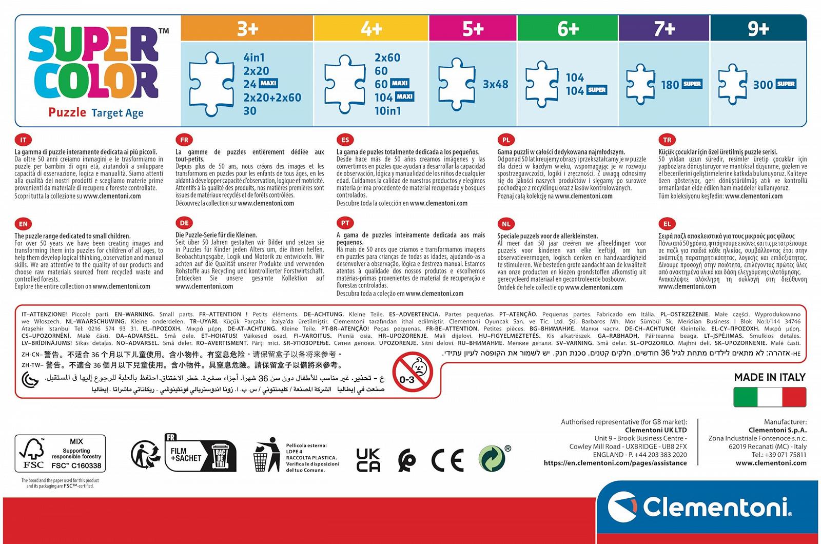 Пазл Clementoni Disney Minnie 24815 2 x 60 шт. 27 x 19 см от 4 лет, фото №3 Пазл Clementoni Disney Minnie 24815 2 x 60 шт. 27 x 19 см от 4 лет, фото №3