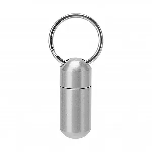 Капсула портативна Брелок Легка Портативна Пляшка для таблеток Зносостійка - Фото 1
