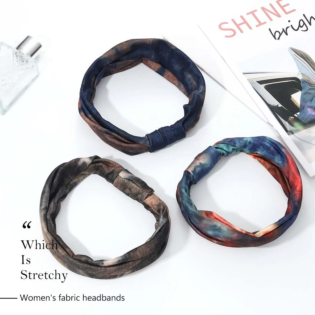 Пов'язка на голову Zoestar Boho Широка, фото №6