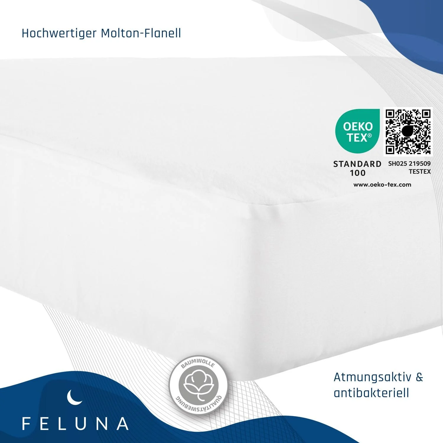 Наматрацник Feluna Flannelette Водонепроникний Molton, фото №2 Наматрацник Feluna Flannelette Водонепроникний Molton, фото №2