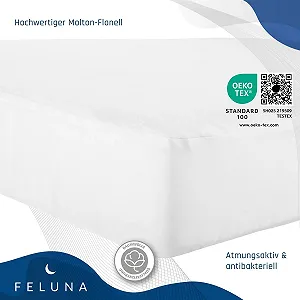 Наматрацник Feluna Flannelette Водонепроникний Molton synthetic.ua - Фото 1
