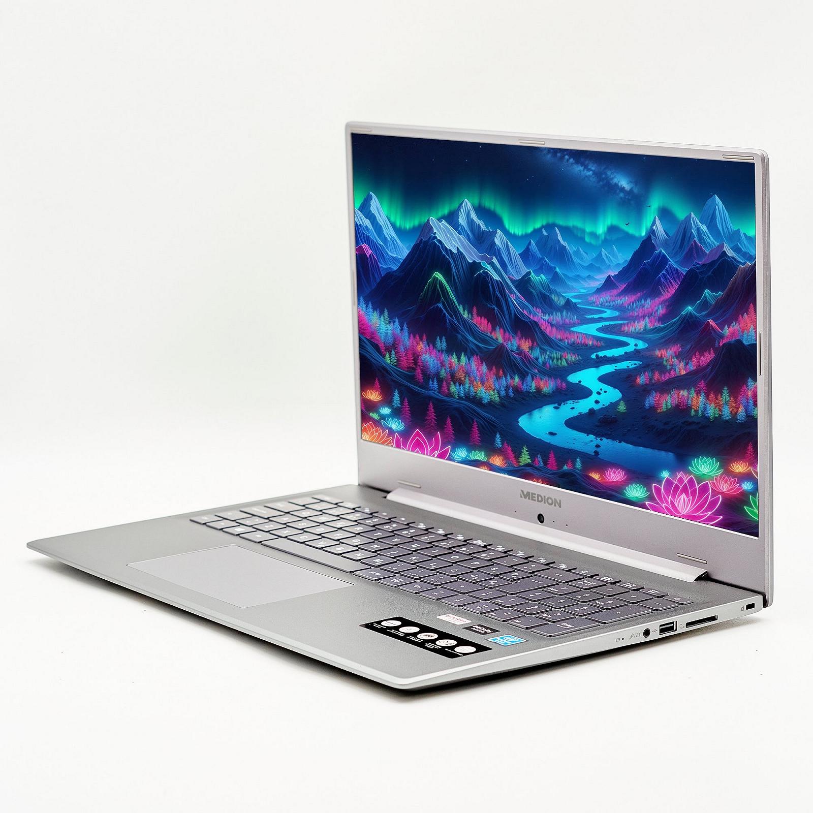 Ноутбук 17,3" Medion (Lenovo Group) Akoya E17201 Intel RAM 8 ГБ SSD 256 ГБ Intel Graphics Метал FullHD IPS Win10 (4377), фото №3