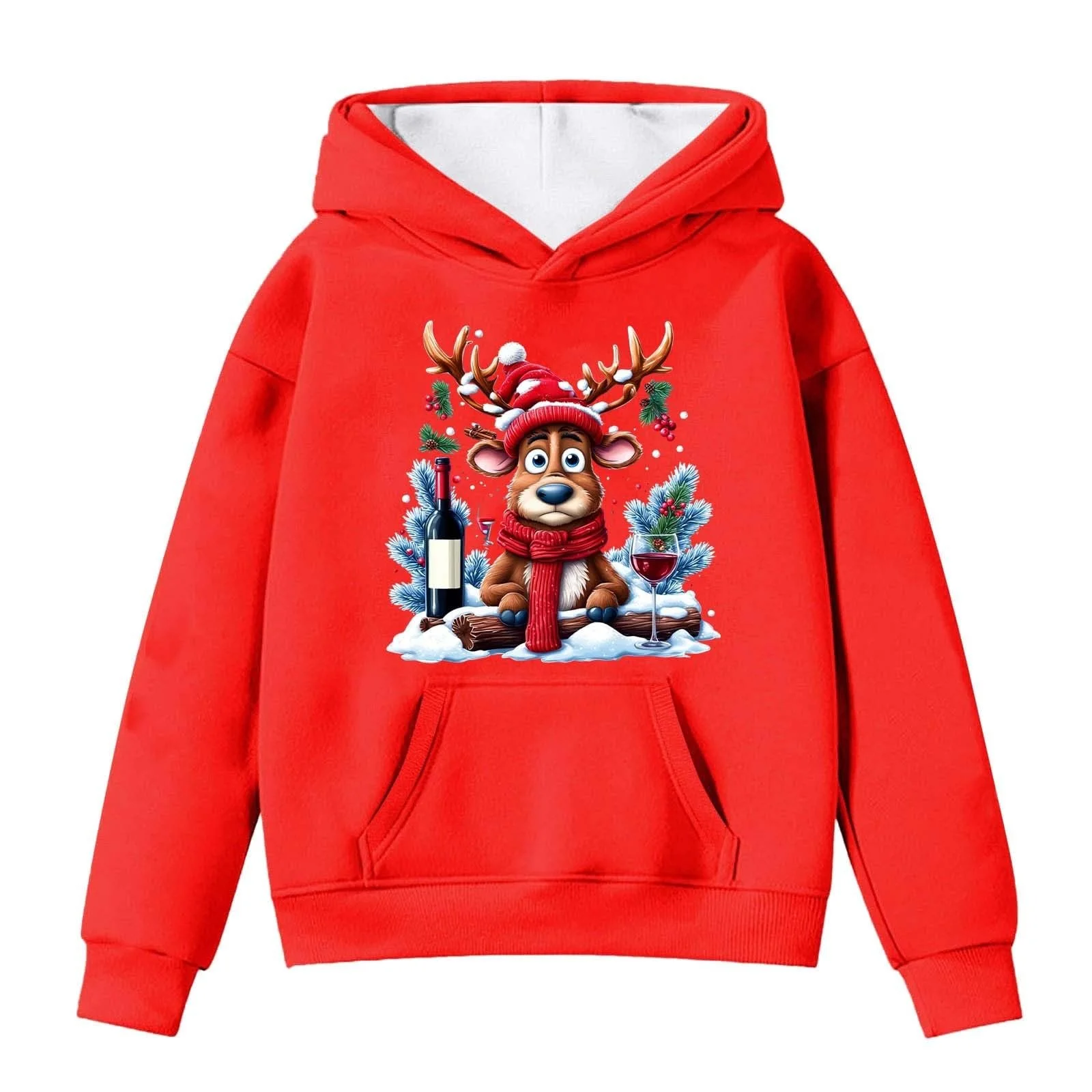 Толстовка Generisch Рождественская Девичья Уродливый Рождественский Свитер С Капюшоном Рождественский Пуловер Лонгслив С Рождественским Мотивом Легкий Рождественский Наряд Комфортные Рождественские Топы, фото №5