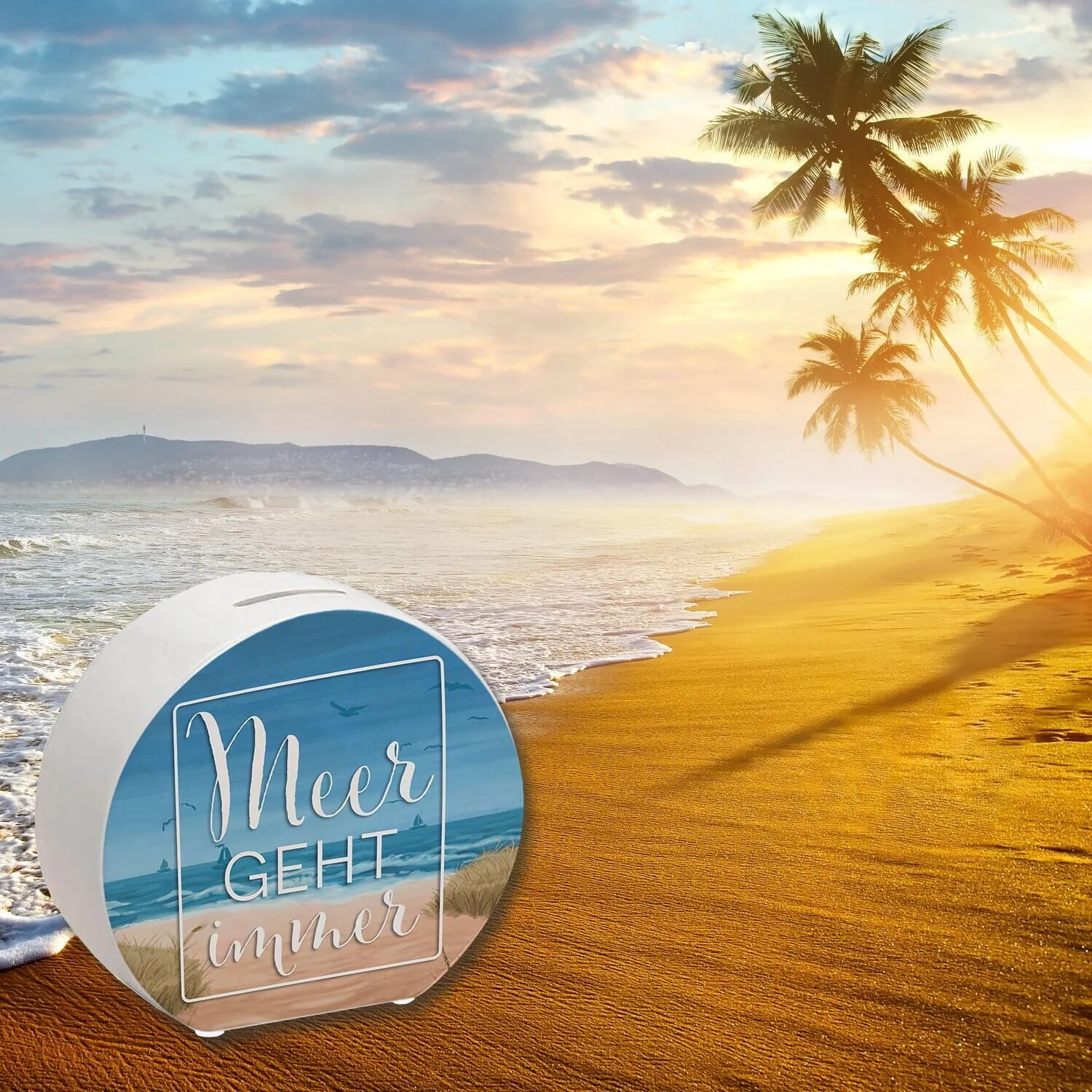 Скарбничка Meer geht Immer Керамічна з морським мотивом, фото №6