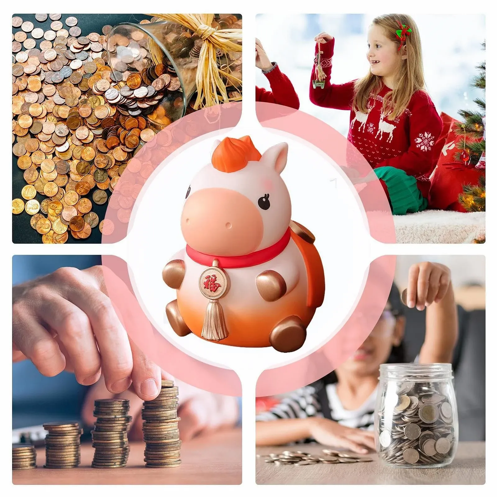 Скарбничка Handgefertigtes у формі коня Ручна робота, фото №4