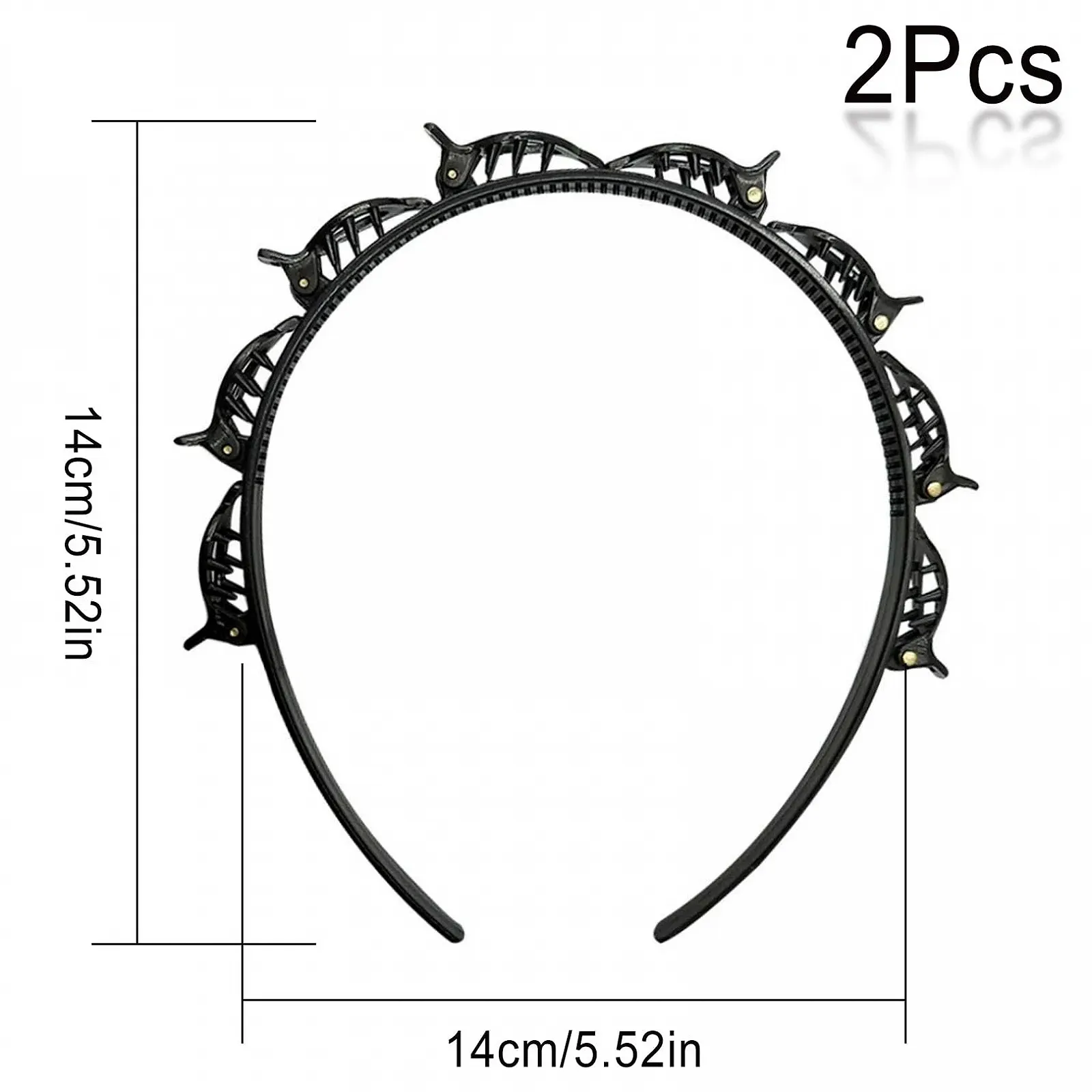 Обруч с клипсами, фото №2