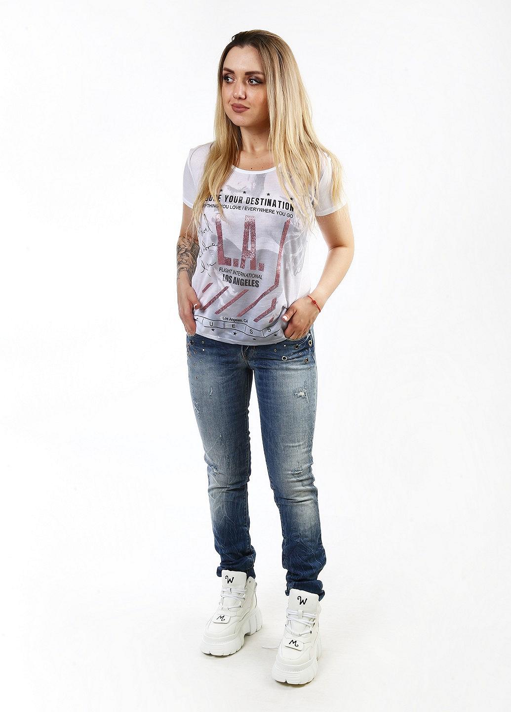 Футболка GUESS S Белый (GDG-W62I5K1XC0-White), фото №4