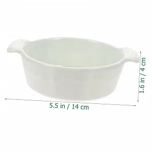 Форма для запекания INOOMP керамическая с двойными ручками круглая термостойкая synthetic.ua - Фото 1