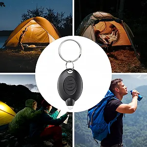 Набір 5 LED ліхтариків-брелоків, Міні LED  14 люмен, портативний ультра-яскравий на батарейках для походів та аварійного освітлення synthetic.ua - Фото 1