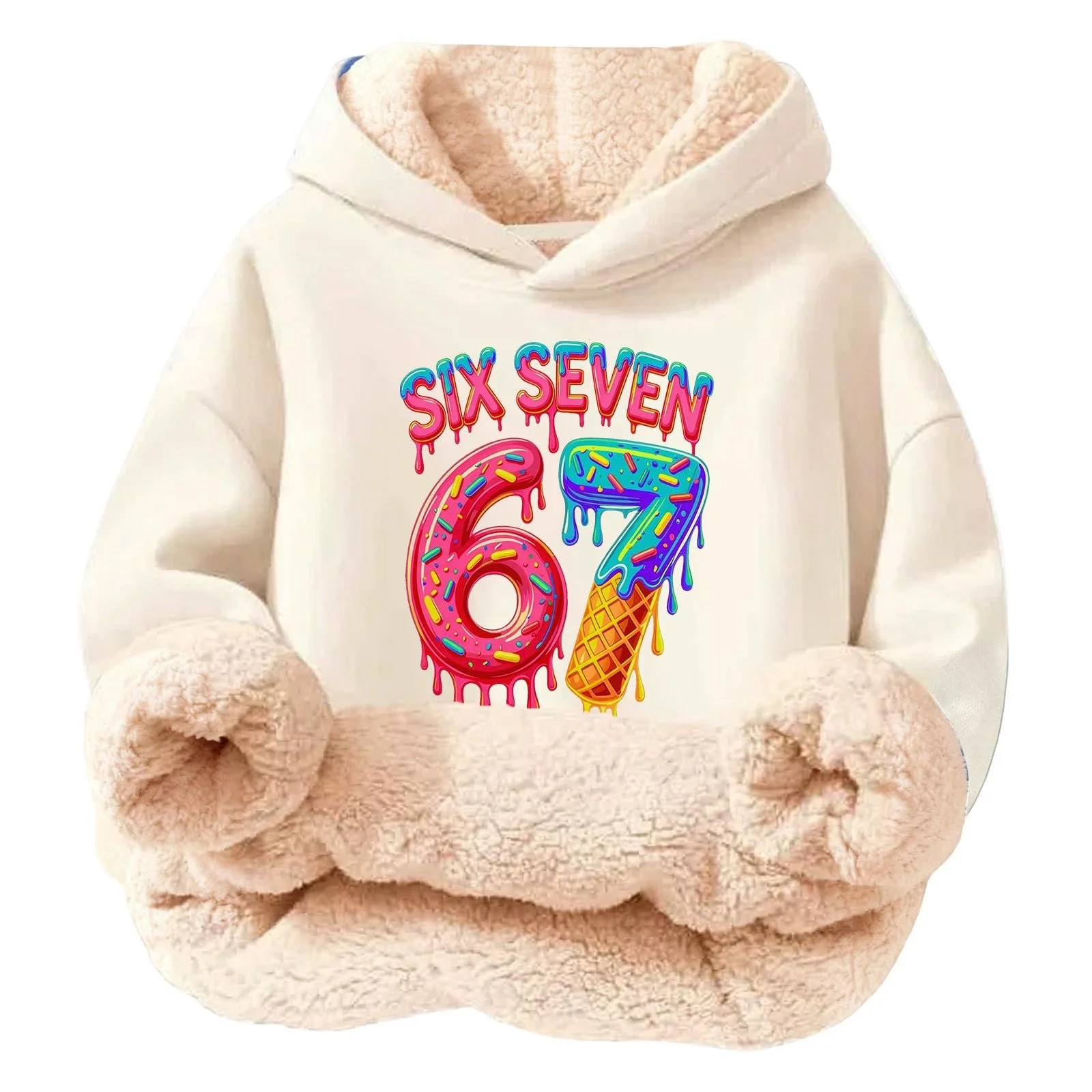 Толстовка 67 Prints, Худи для мальчиков 164 158, Пуловер, Свитеры для девочек-подростков, Худи, Зимняя 134, Зимняя куртка Essentials, Мягкий тренировочный джемпер, Детский джемпер, фото №1