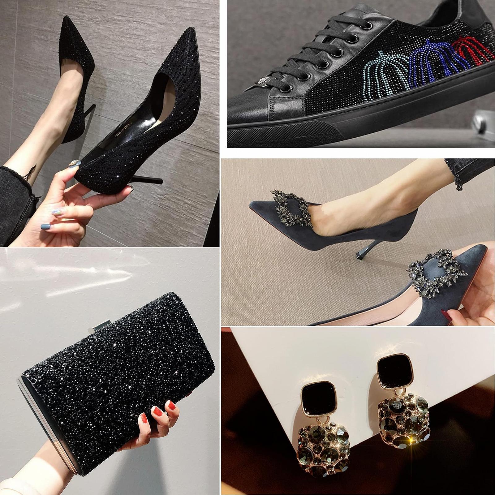 Стразы 4 мм 5000 штук Блестящие камни Смола Плоская задняя часть Термофиксируемые стразы для ногтей Одежда Чашки Бутылки DIY украшения, фото №4