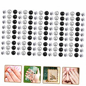 Стразы для ногтей WOONEKY с жемчугом для DIY-маникюра, 3 упаковки synthetic.ua - Фото 1