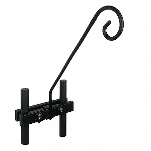 Кронштейн для подвесных растений Металлический Регулируемый Черный - Фото 1